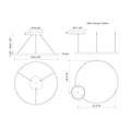 KUZCO LIGHTING INC, CERCHIO PENDANTS, PENDANT LIGHT