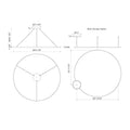 KUZCO LIGHTING INC, CERCHIO PENDANTS, PENDANT LIGHT