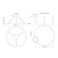 KUZCO LIGHTING INC, CERCHIO PENDANTS, PENDANT LIGHT