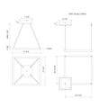 KUZCO LIGHTING INC, PIAZZA PENDANTS, PENDANT LIGHT