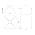 KUZCO LIGHTING INC, PIAZZA PENDANTS, PENDANT LIGHT