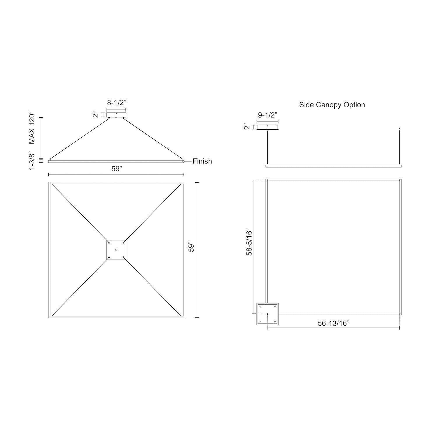 KUZCO LIGHTING INC, PIAZZA PENDANTS, PENDANT LIGHT