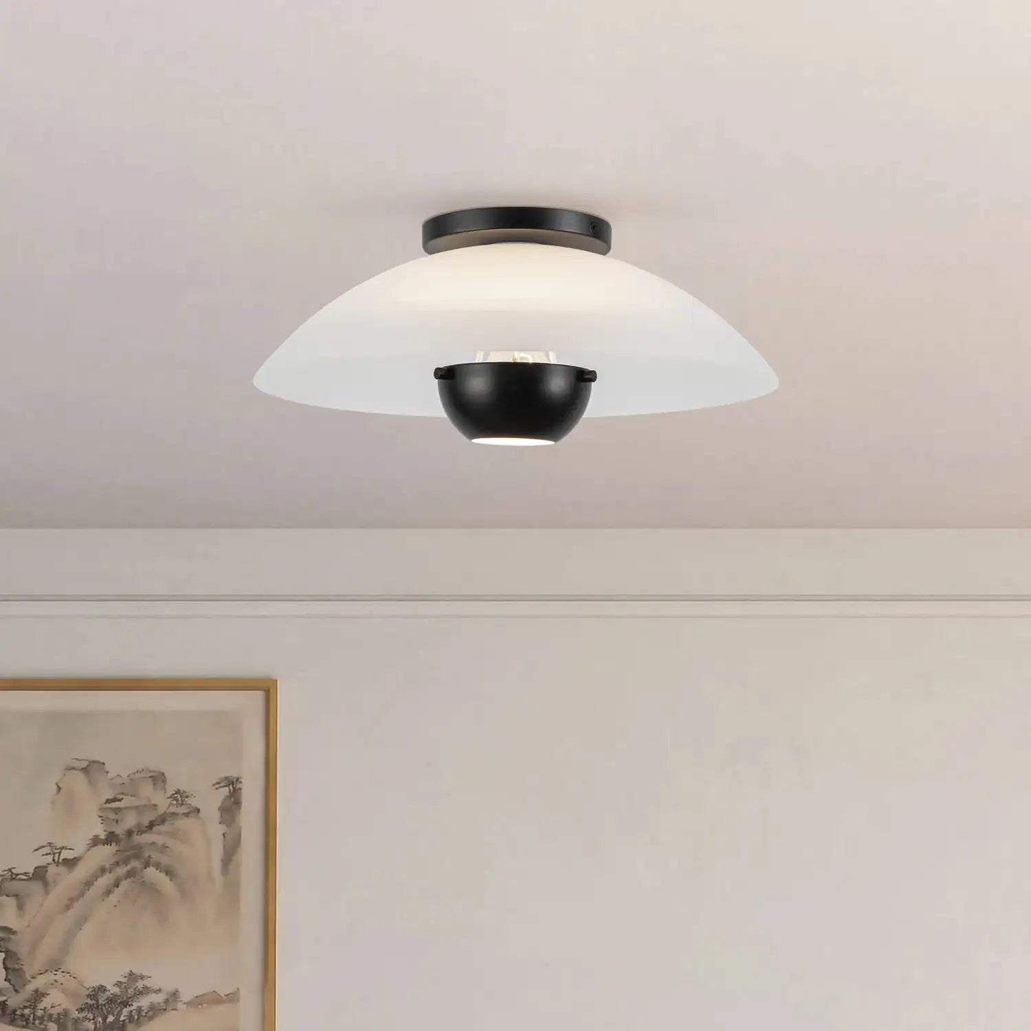 KUZCO LIGHTING INC, UMBRA SEMI-FLUSH MOUNTS, SEMI FLUSH MOUNT LIGHT