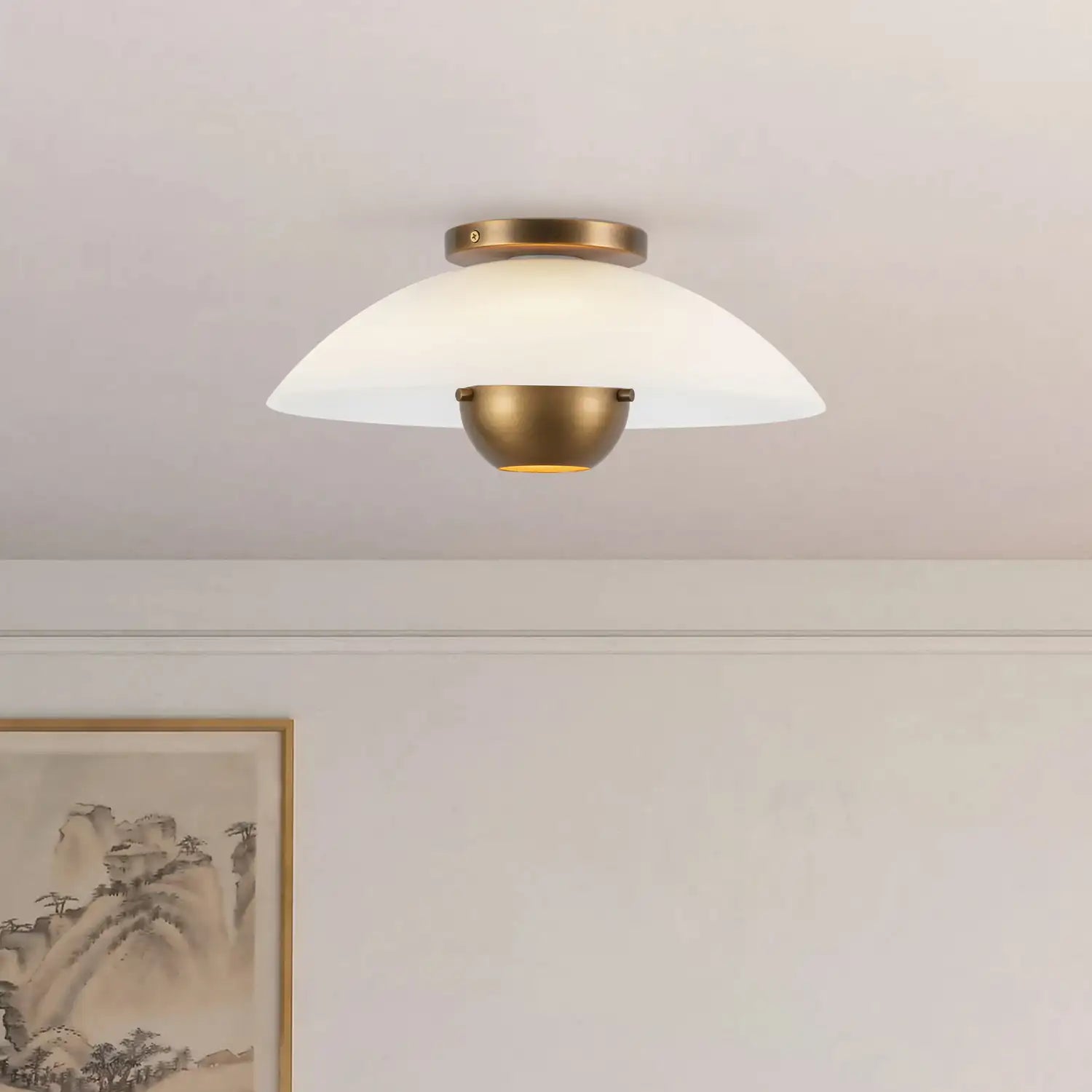 KUZCO LIGHTING INC, UMBRA SEMI-FLUSH MOUNTS, SEMI FLUSH MOUNT LIGHT