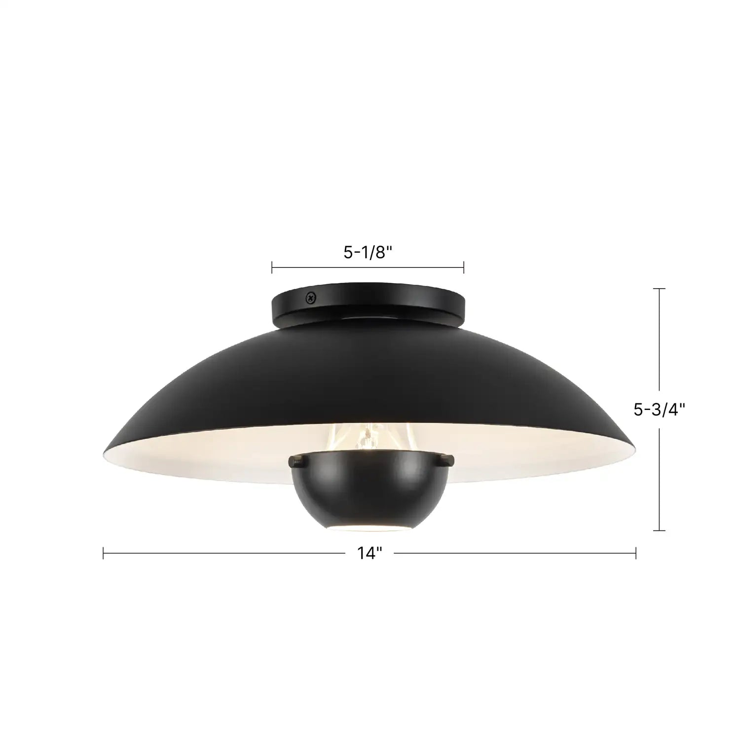 KUZCO LIGHTING INC, UMBRA SEMI-FLUSH MOUNTS, SEMI FLUSH MOUNT LIGHT