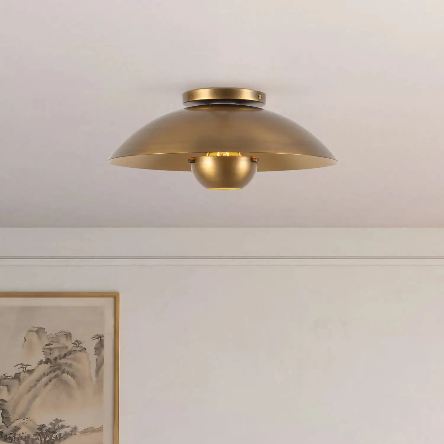 KUZCO LIGHTING INC, UMBRA SEMI-FLUSH MOUNTS, SEMI FLUSH MOUNT LIGHT