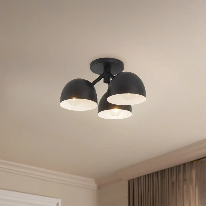 KUZCO LIGHTING INC, FOSSO SEMI-FLUSH MOUNTS, SEMI FLUSH MOUNT LIGHT