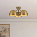 KUZCO LIGHTING INC, FOSSO SEMI-FLUSH MOUNTS, SEMI FLUSH MOUNT LIGHT
