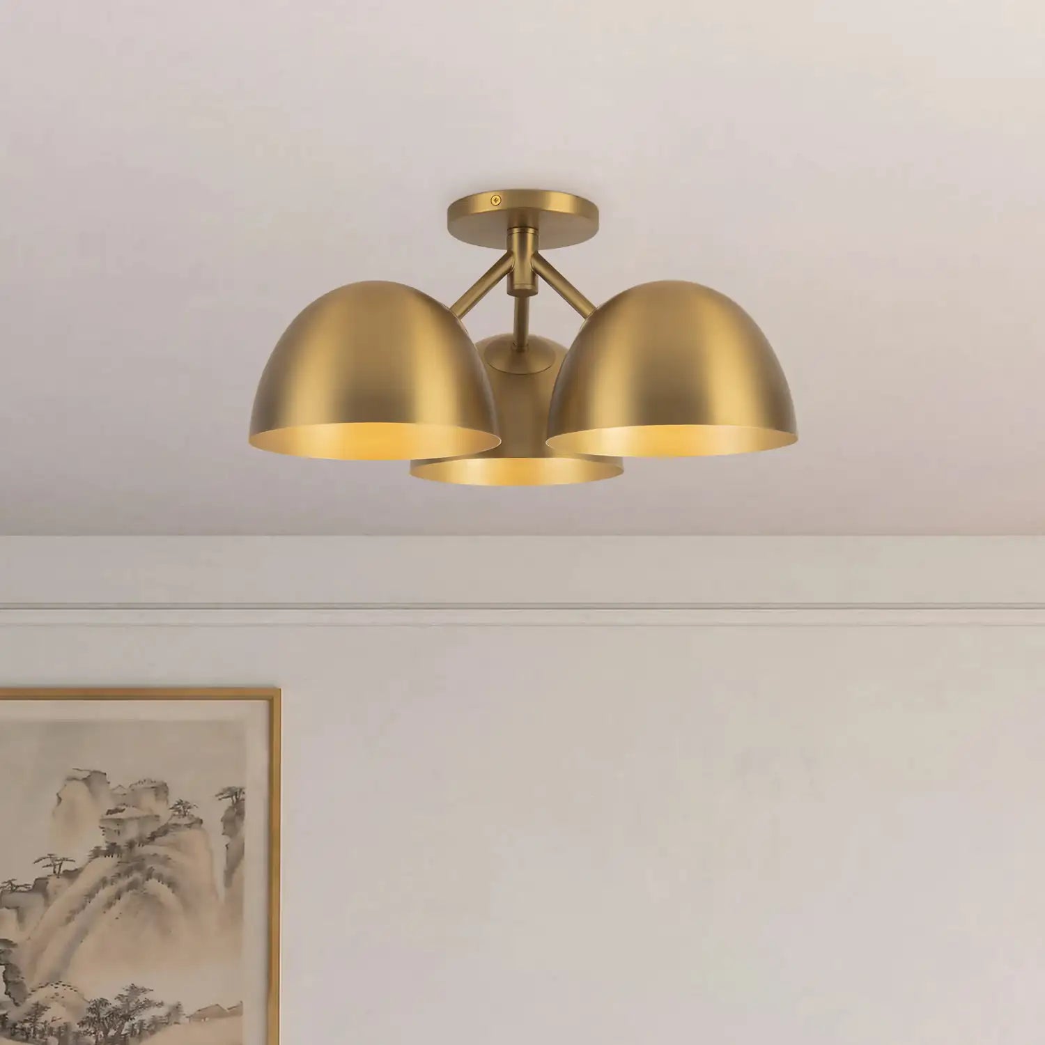 KUZCO LIGHTING INC, FOSSO SEMI-FLUSH MOUNTS, SEMI FLUSH MOUNT LIGHT