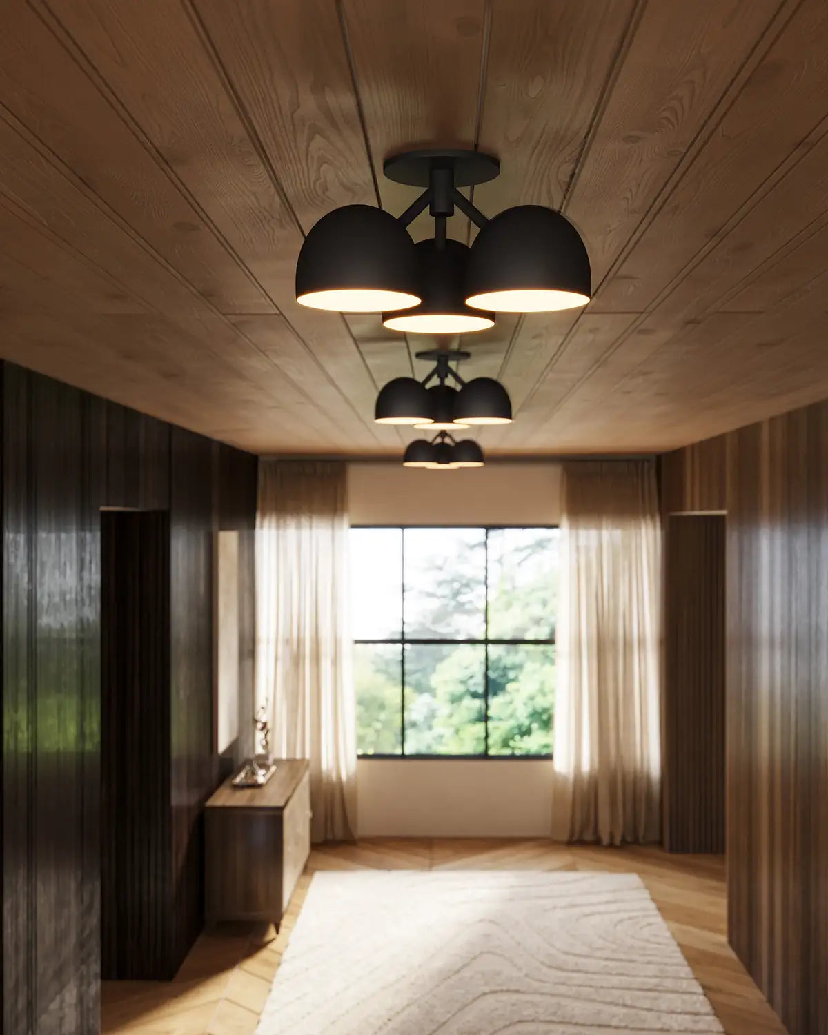 KUZCO LIGHTING INC, FOSSO SEMI-FLUSH MOUNTS, SEMI FLUSH MOUNT LIGHT