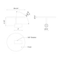 KUZCO LIGHTING INC, DOWNEY SEMI-FLUSH MOUNTS, SEMI FLUSH MOUNT LIGHT