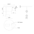 KUZCO LIGHTING INC, DOWNEY SEMI-FLUSH MOUNTS, SEMI FLUSH MOUNT LIGHT