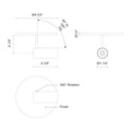 KUZCO LIGHTING INC, DOWNEY SEMI-FLUSH MOUNTS, SEMI FLUSH MOUNT LIGHT