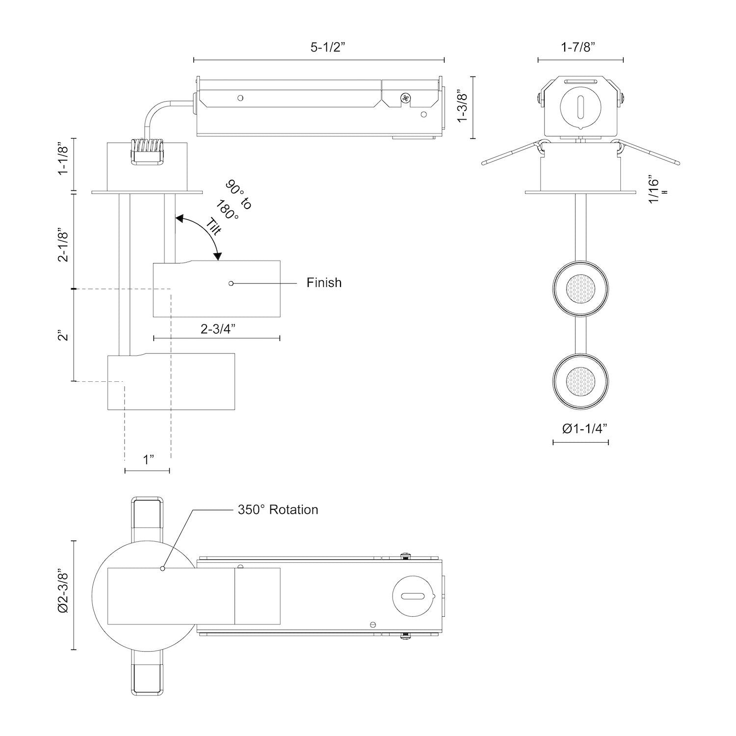 KUZCO LIGHTING INC, DOWNEY SEMI-FLUSH MOUNTS, SEMI FLUSH MOUNT LIGHT