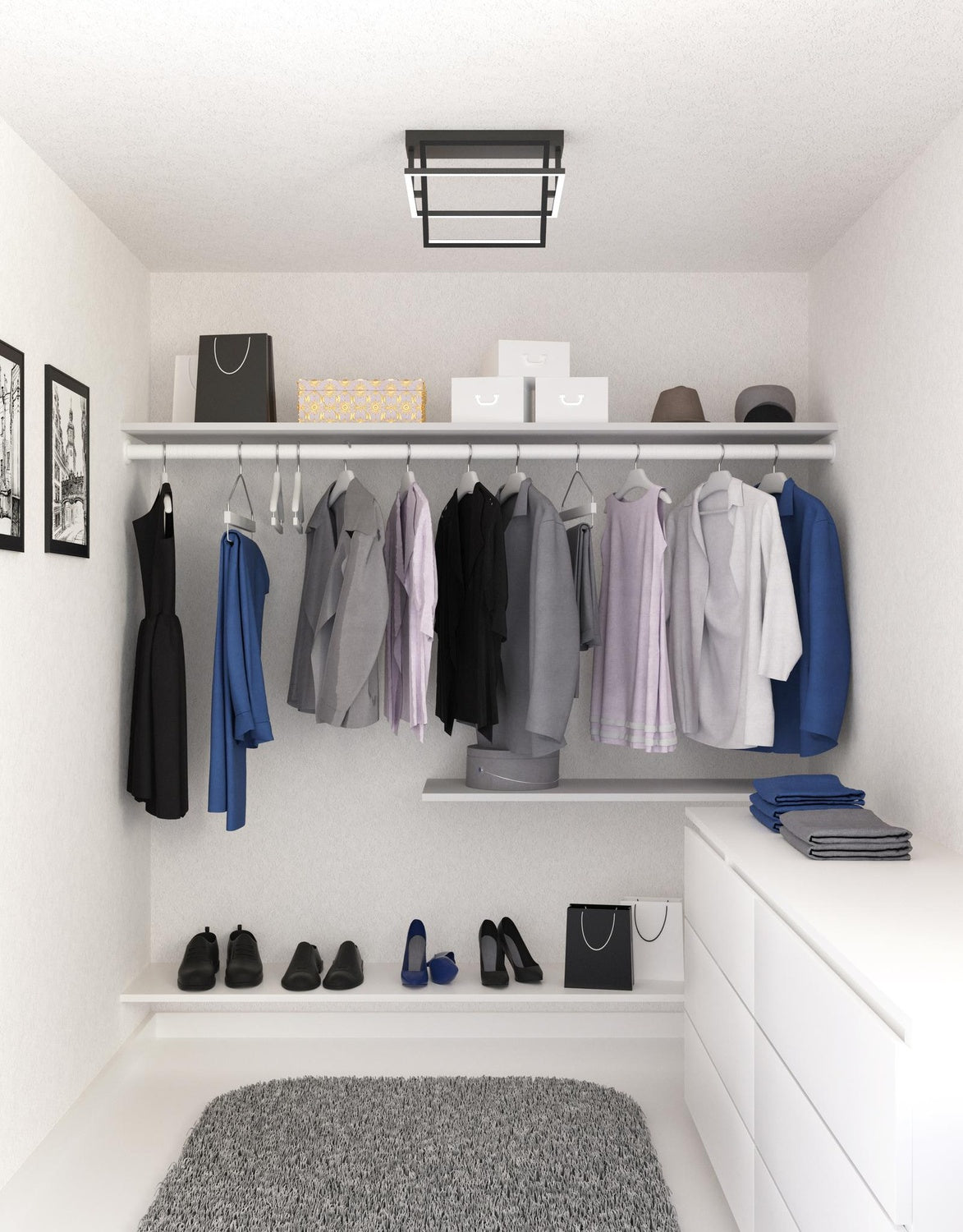 KUZCO LIGHTING INC, MONDRIAN SEMI-FLUSH MOUNTS, SEMI FLUSH MOUNT LIGHT