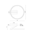 KUZCO LIGHTING INC, RODA SEMI-FLUSH MOUNTS, SEMI FLUSH MOUNT LIGHT