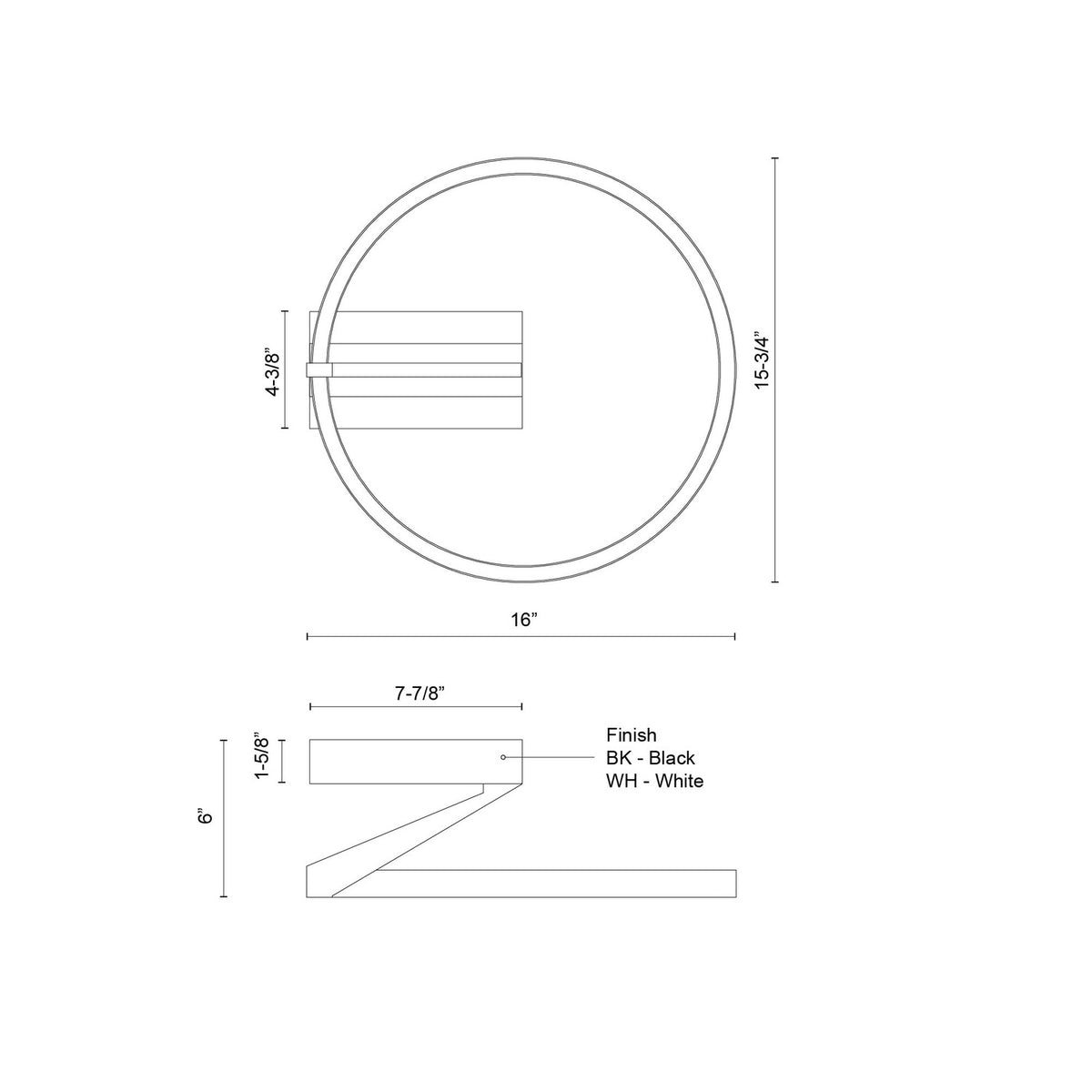 KUZCO LIGHTING INC, RODA SEMI-FLUSH MOUNTS, SEMI FLUSH MOUNT LIGHT