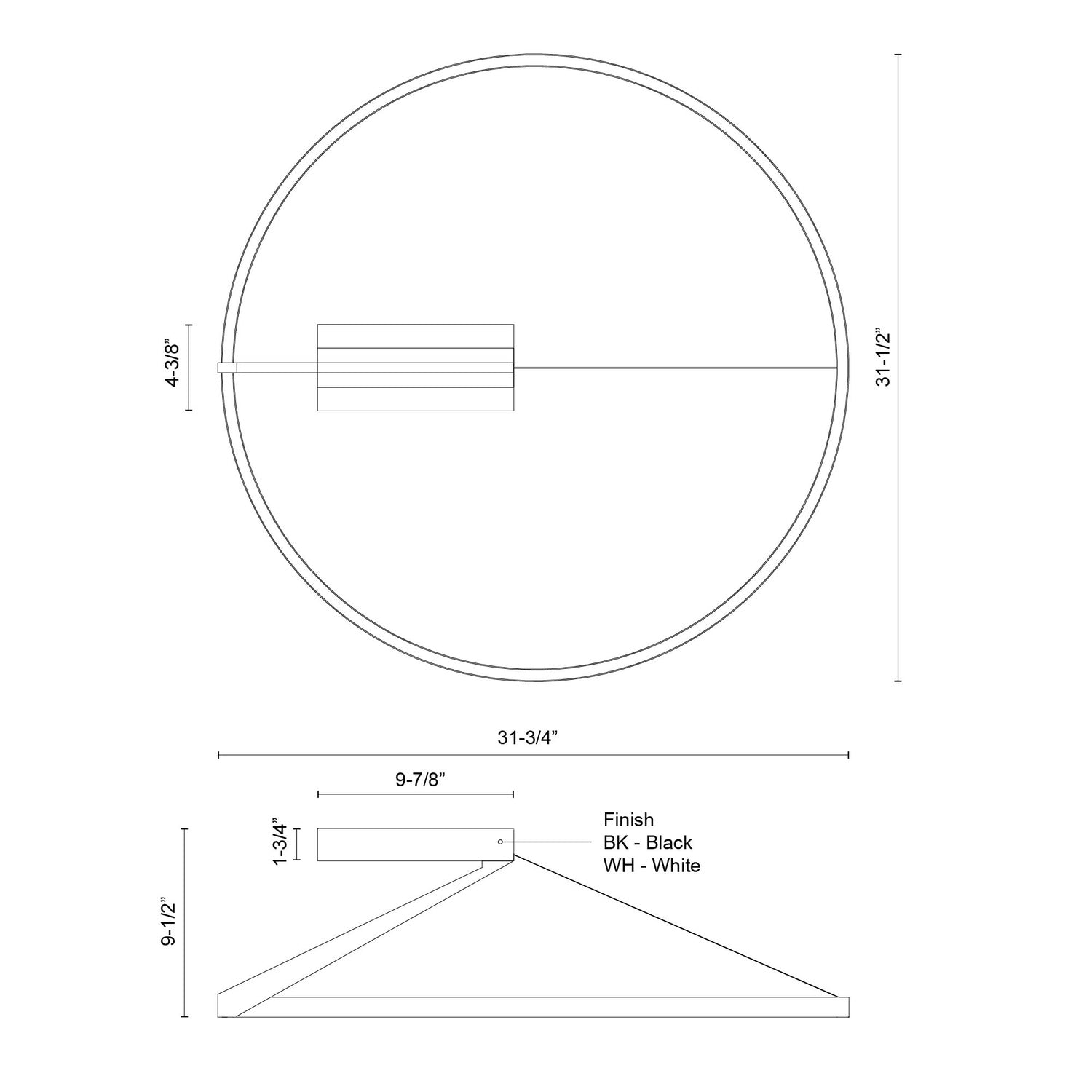 KUZCO LIGHTING INC, RODA SEMI-FLUSH MOUNTS, SEMI FLUSH MOUNT LIGHT