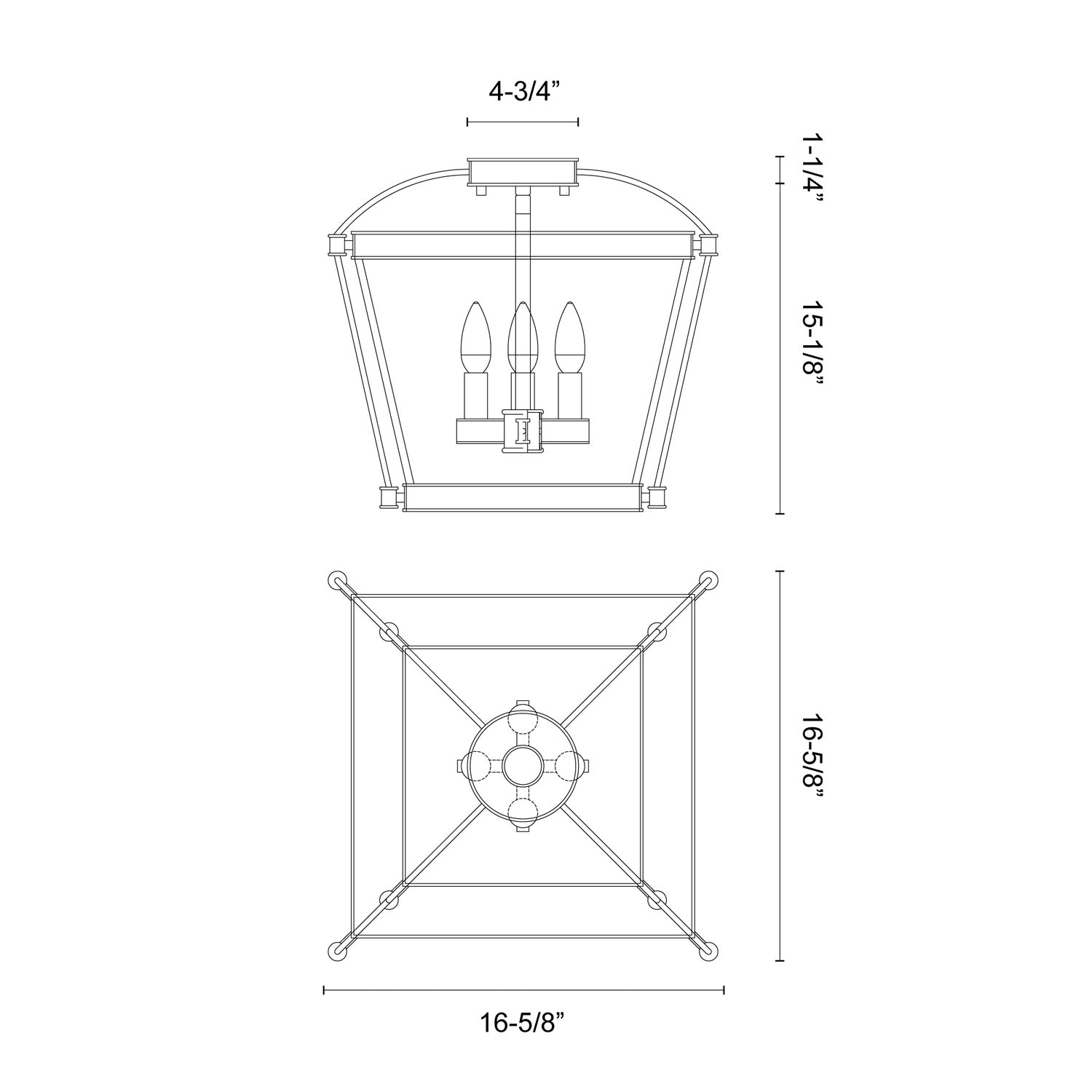 KUZCO LIGHTING INC, MANOR SEMI-FLUSH MOUNTS, SEMI FLUSH MOUNT LIGHT