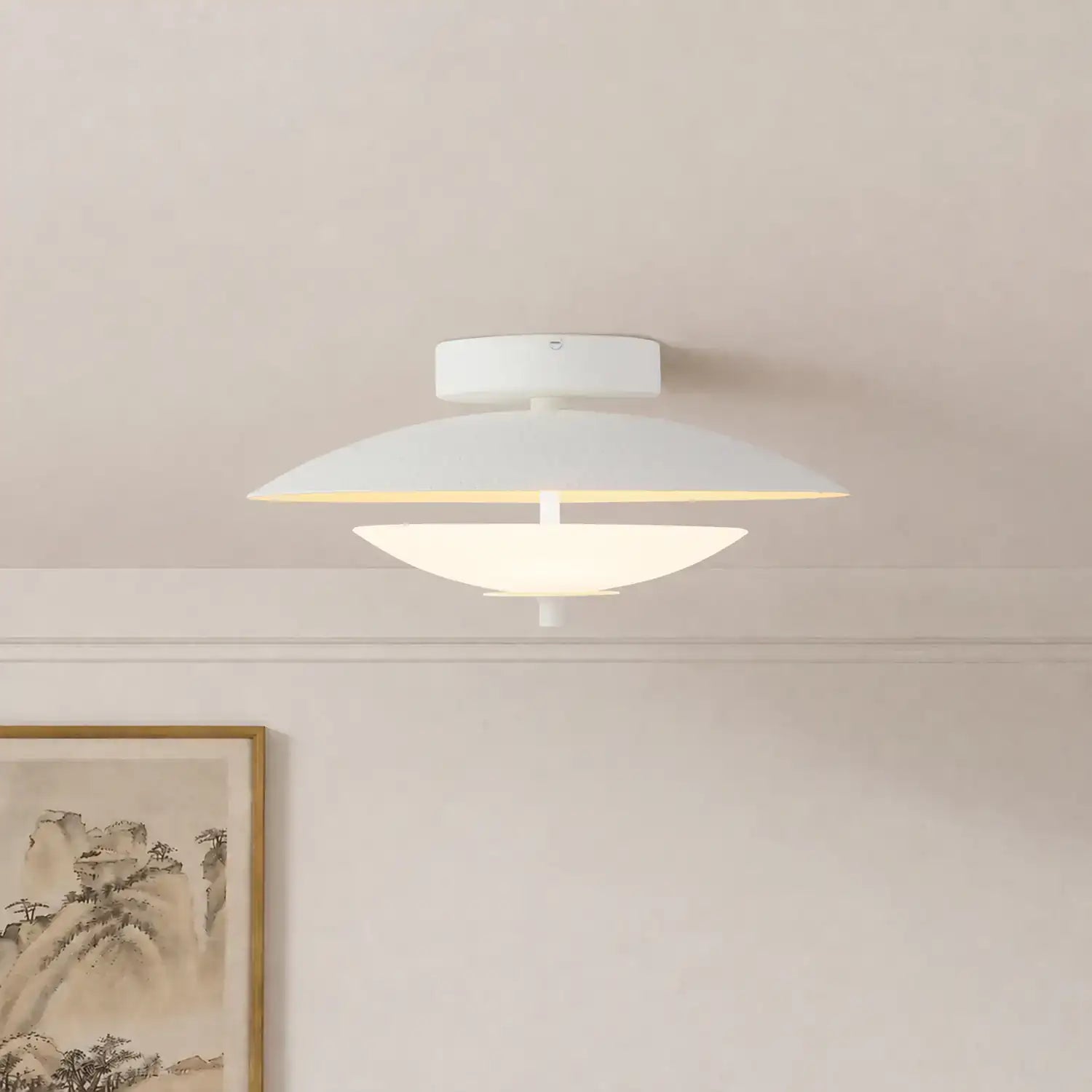 , PRESCOTT SEMI-FLUSH MOUNTS, SEMI FLUSH MOUNT LIGHT