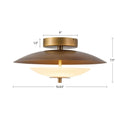 , PRESCOTT SEMI-FLUSH MOUNTS, SEMI FLUSH MOUNT LIGHT