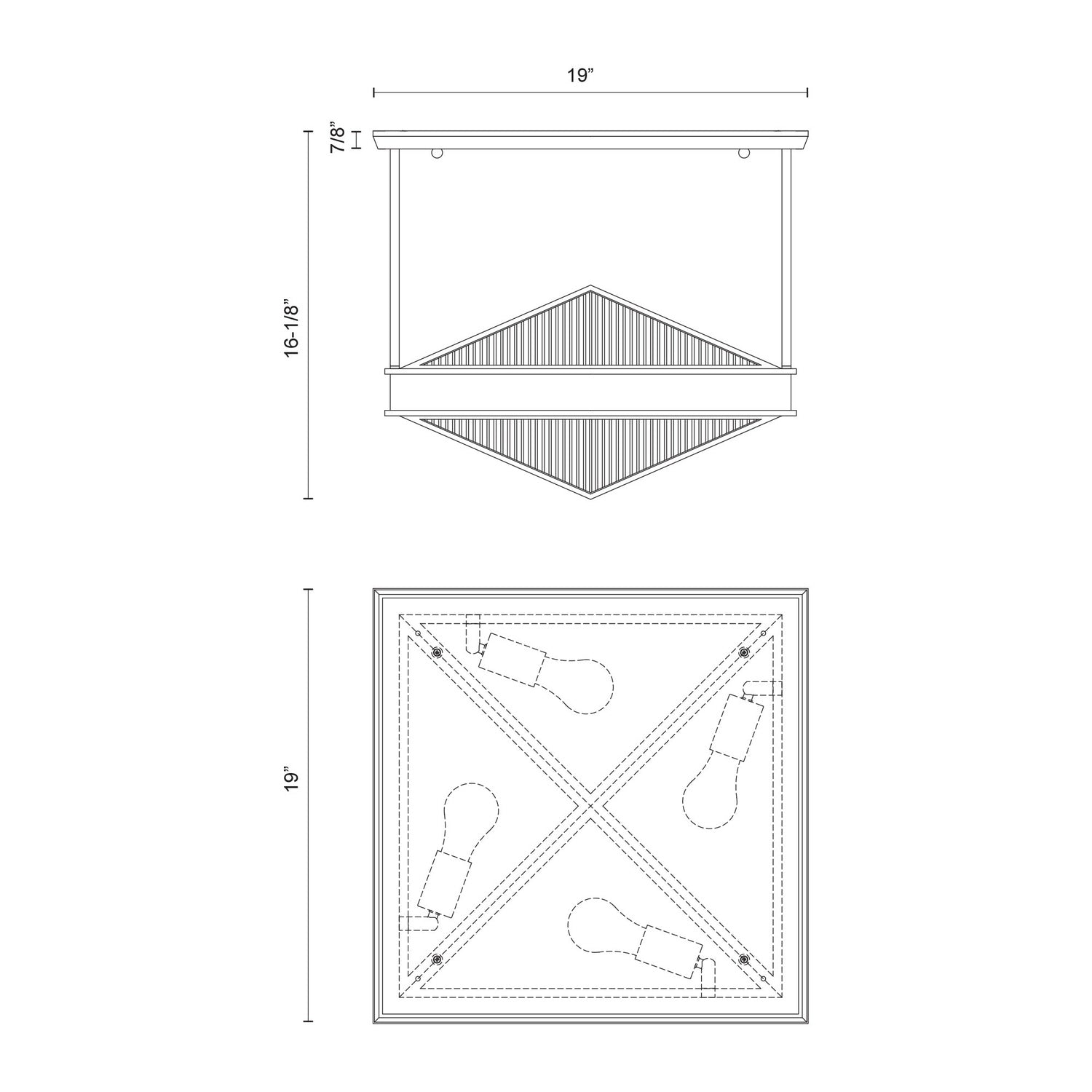 KUZCO LIGHTING INC, CAIRO SEMI-FLUSH MOUNTS, SEMI FLUSH MOUNT LIGHT
