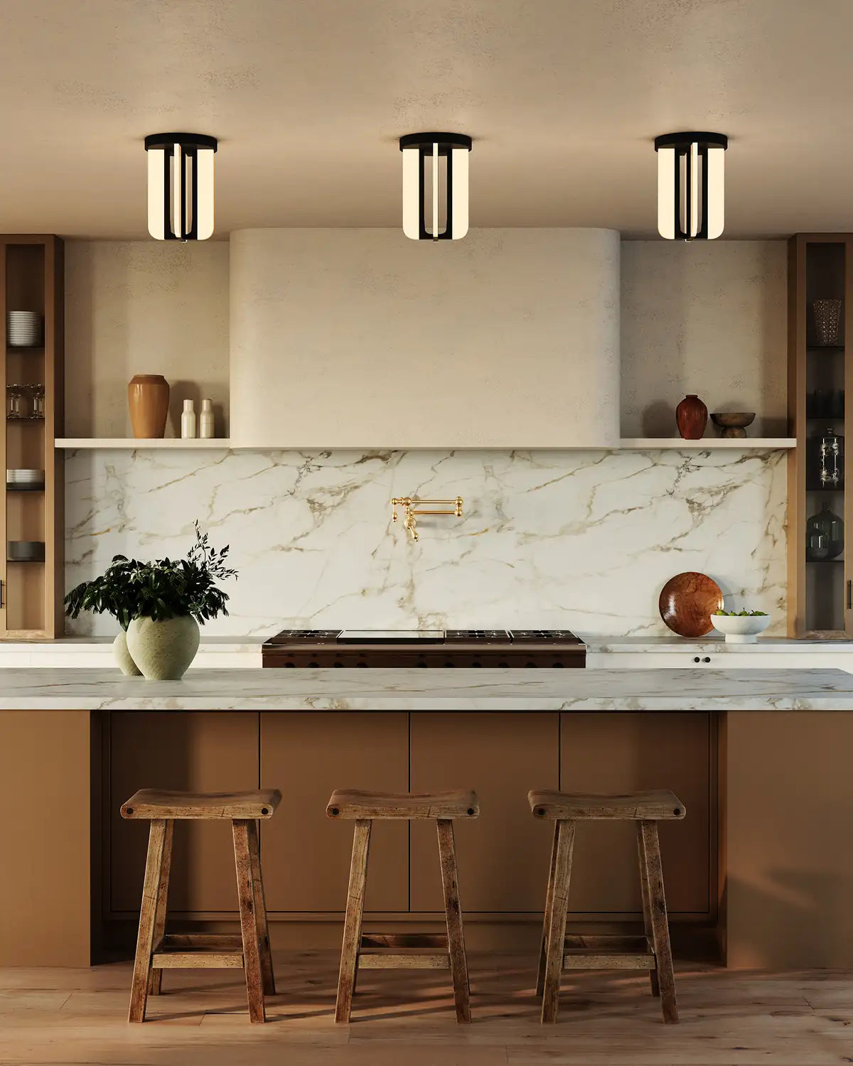 KUZCO LIGHTING INC, ANDERS SEMI-FLUSH MOUNTS, SEMI FLUSH MOUNT LIGHT