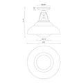 ALORA, PALMETTO SEMI-FLUSH MOUNTS, SEMI FLUSH MOUNT LIGHT