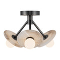 KUZCO LIGHTING INC, DAHLIA SEMI-FLUSH MOUNTS, SEMI FLUSH MOUNT LIGHT
