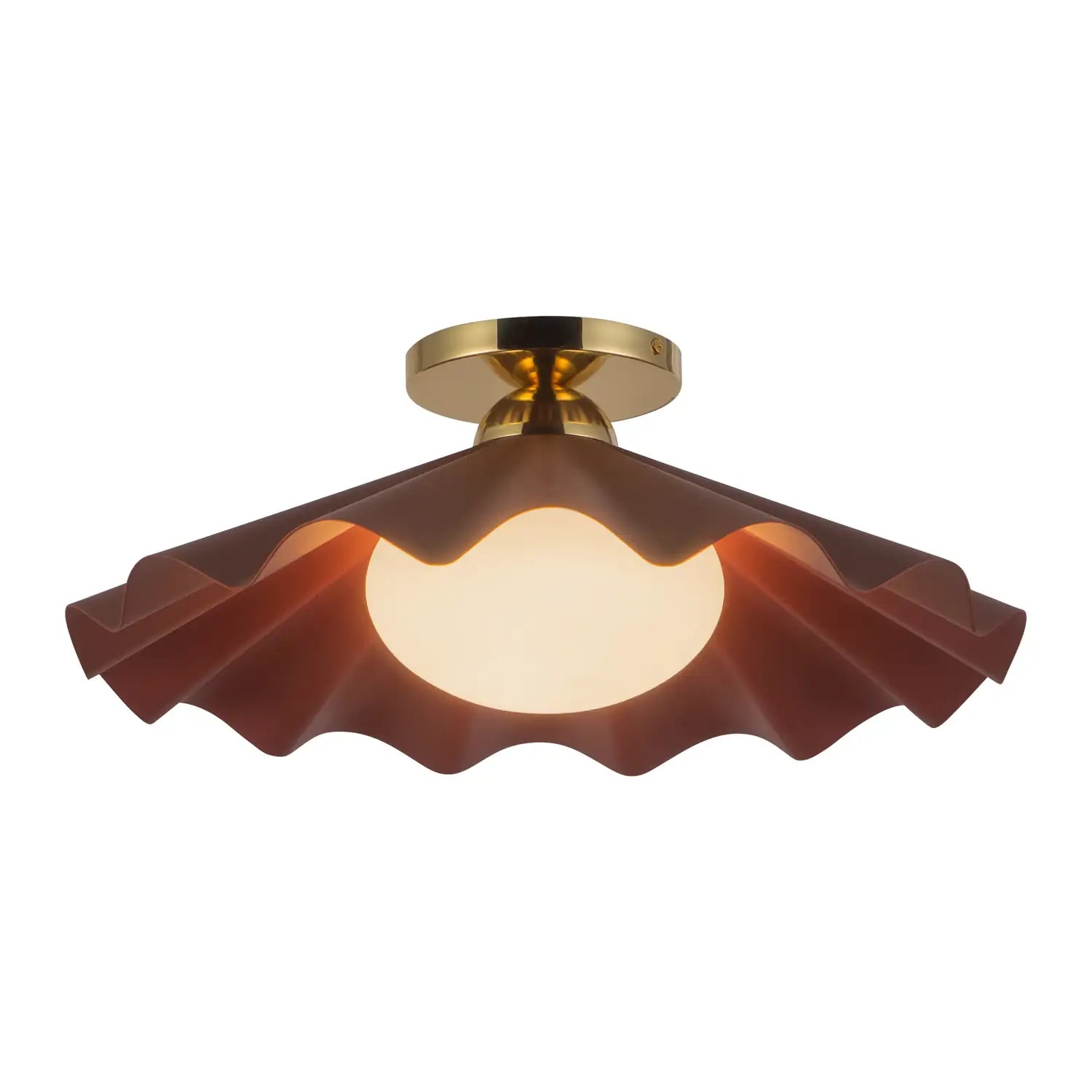 KUZCO LIGHTING INC, FURROW SEMI-FLUSH MOUNTS, SEMI FLUSH MOUNT LIGHT