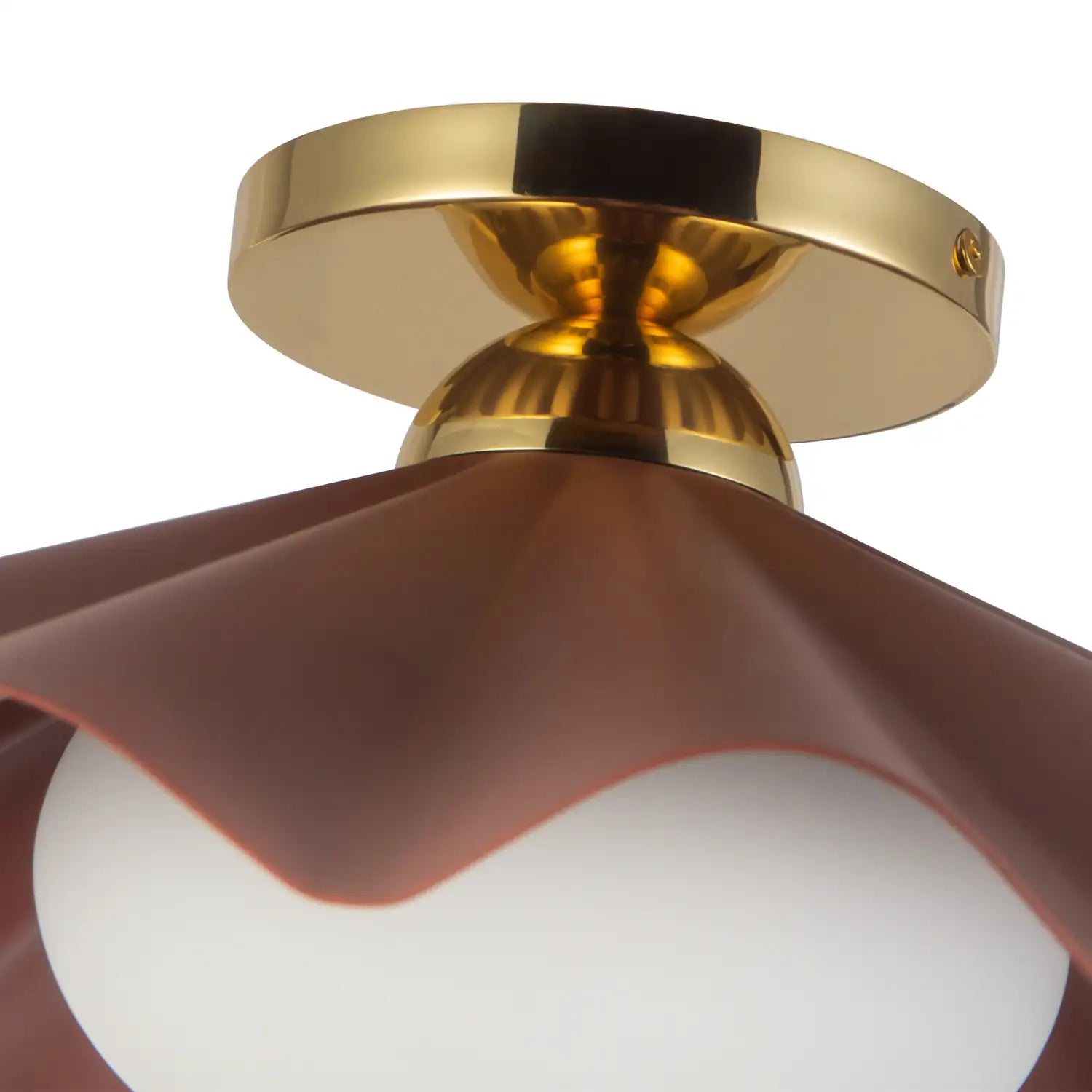 KUZCO LIGHTING INC, FURROW SEMI-FLUSH MOUNTS, SEMI FLUSH MOUNT LIGHT