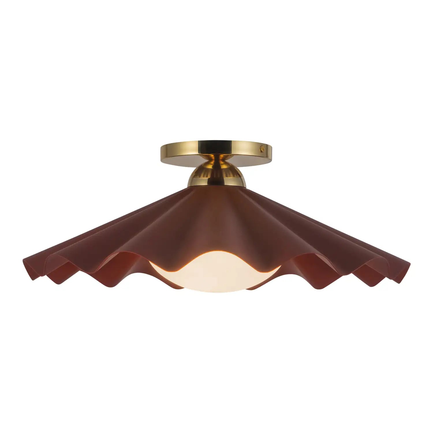 KUZCO LIGHTING INC, FURROW SEMI-FLUSH MOUNTS, SEMI FLUSH MOUNT LIGHT