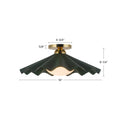 KUZCO LIGHTING INC, FURROW SEMI-FLUSH MOUNTS, SEMI FLUSH MOUNT LIGHT