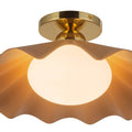KUZCO LIGHTING INC, FURROW SEMI-FLUSH MOUNTS, SEMI FLUSH MOUNT LIGHT