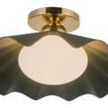 KUZCO LIGHTING INC, FURROW SEMI-FLUSH MOUNTS, SEMI FLUSH MOUNT LIGHT