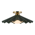 KUZCO LIGHTING INC, FURROW SEMI-FLUSH MOUNTS, SEMI FLUSH MOUNT LIGHT
