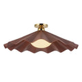 KUZCO LIGHTING INC, FURROW SEMI-FLUSH MOUNTS, SEMI FLUSH MOUNT LIGHT