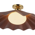 KUZCO LIGHTING INC, FURROW SEMI-FLUSH MOUNTS, SEMI FLUSH MOUNT LIGHT