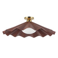 KUZCO LIGHTING INC, FURROW SEMI-FLUSH MOUNTS, SEMI FLUSH MOUNT LIGHT
