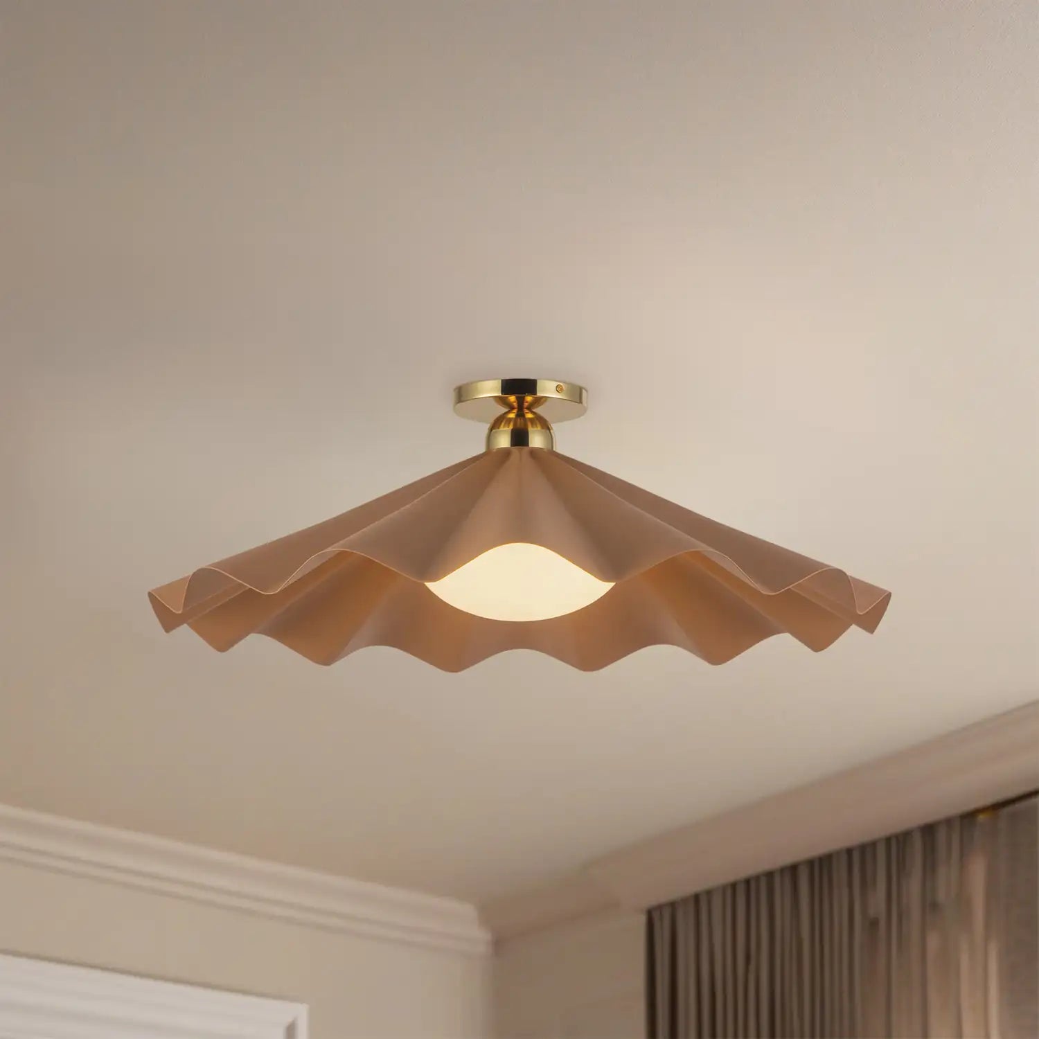 KUZCO LIGHTING INC, FURROW SEMI-FLUSH MOUNTS, SEMI FLUSH MOUNT LIGHT