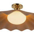 KUZCO LIGHTING INC, FURROW SEMI-FLUSH MOUNTS, SEMI FLUSH MOUNT LIGHT