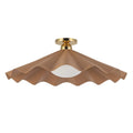 KUZCO LIGHTING INC, FURROW SEMI-FLUSH MOUNTS, SEMI FLUSH MOUNT LIGHT