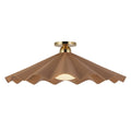 KUZCO LIGHTING INC, FURROW SEMI-FLUSH MOUNTS, SEMI FLUSH MOUNT LIGHT
