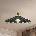 KUZCO LIGHTING INC, FURROW SEMI-FLUSH MOUNTS, SEMI FLUSH MOUNT LIGHT