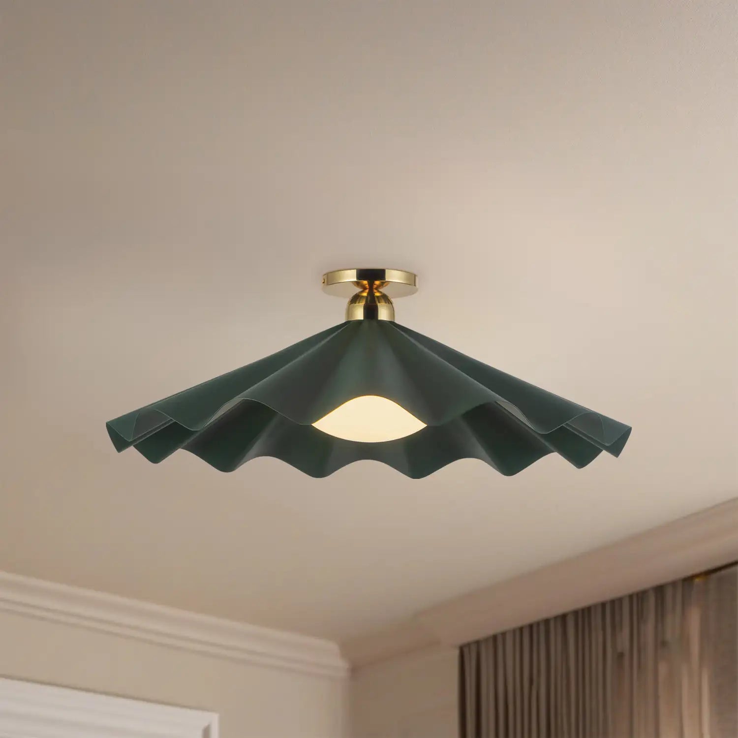 KUZCO LIGHTING INC, FURROW SEMI-FLUSH MOUNTS, SEMI FLUSH MOUNT LIGHT