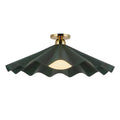 KUZCO LIGHTING INC, FURROW SEMI-FLUSH MOUNTS, SEMI FLUSH MOUNT LIGHT