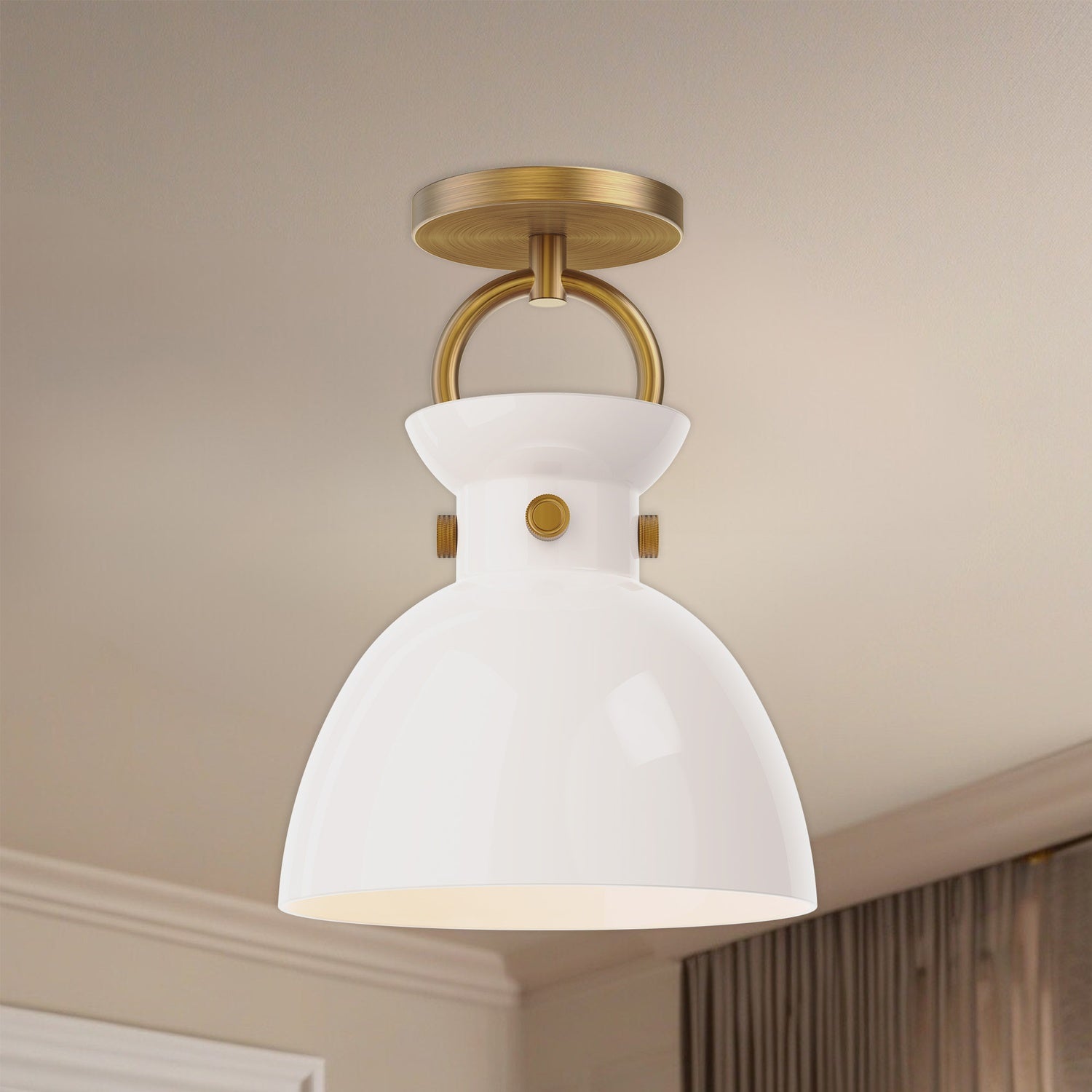 KUZCO LIGHTING INC, WALDO SEMI-FLUSH MOUNTS, SEMI FLUSH MOUNT LIGHT