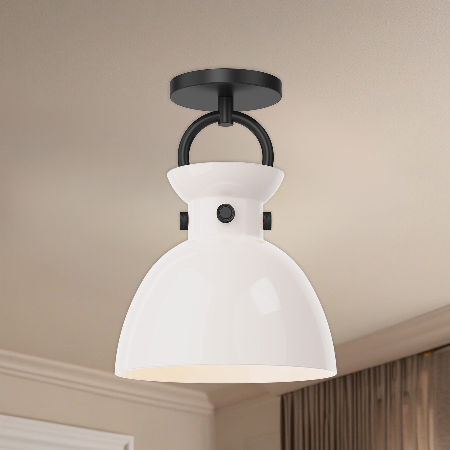 KUZCO LIGHTING INC, WALDO SEMI-FLUSH MOUNTS, SEMI FLUSH MOUNT LIGHT