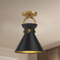 KUZCO LIGHTING INC, EMERSON SEMI-FLUSH MOUNTS, SEMI FLUSH MOUNT LIGHT