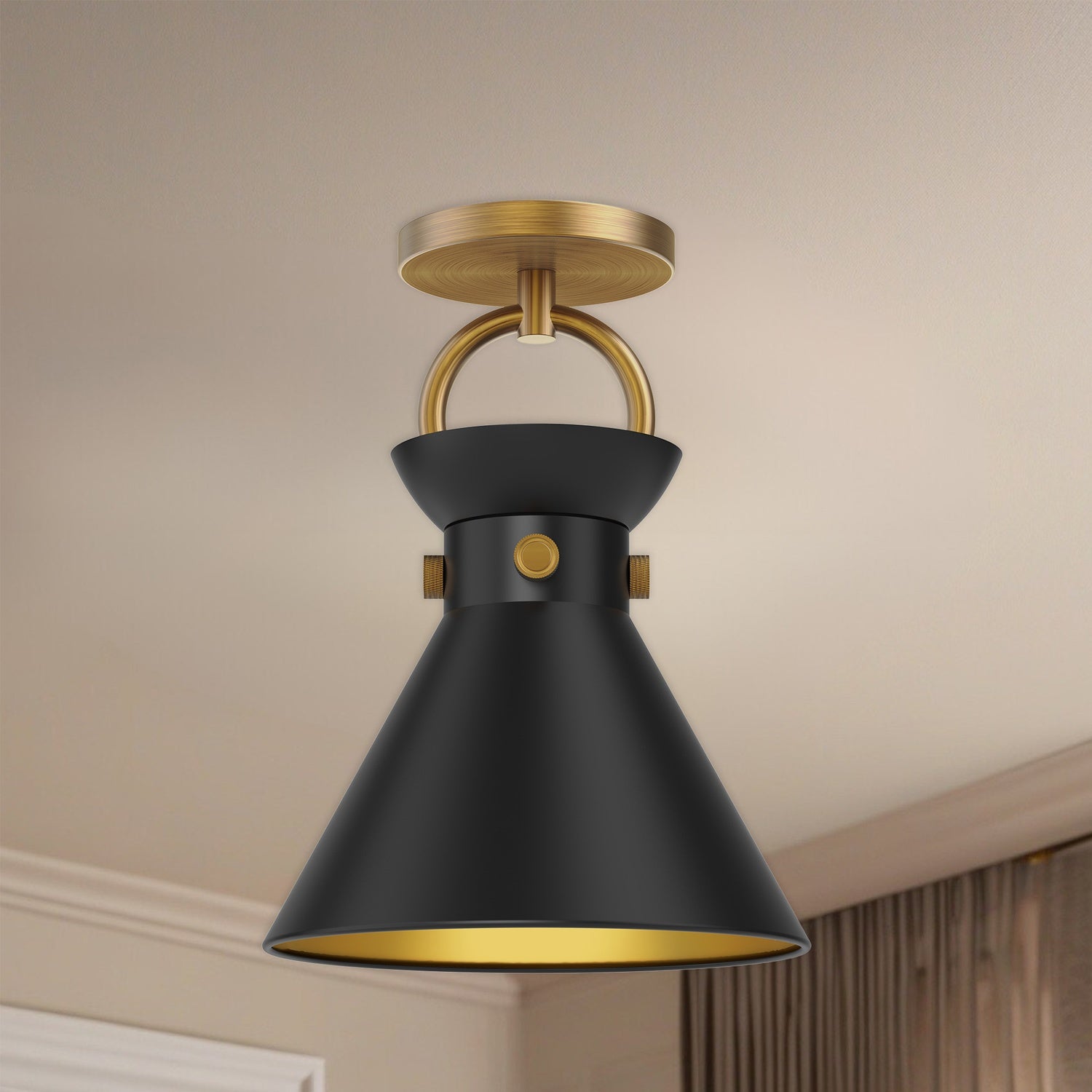 KUZCO LIGHTING INC, EMERSON SEMI-FLUSH MOUNTS, SEMI FLUSH MOUNT LIGHT